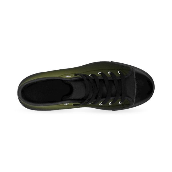 GREEN FADE Men's High-top Sneakers - Image 2