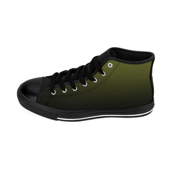 GREEN FADE Men's High-top Sneakers - Image 3