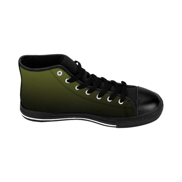 GREEN FADE Men's High-top Sneakers - Image 4