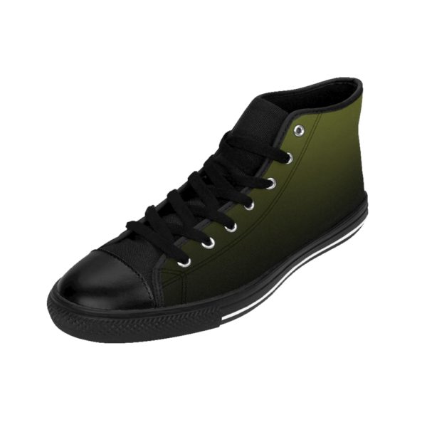 GREEN FADE Men's High-top Sneakers - Image 5
