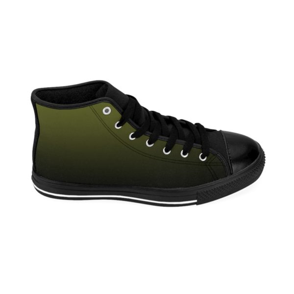 GREEN FADE Men's High-top Sneakers - Image 6