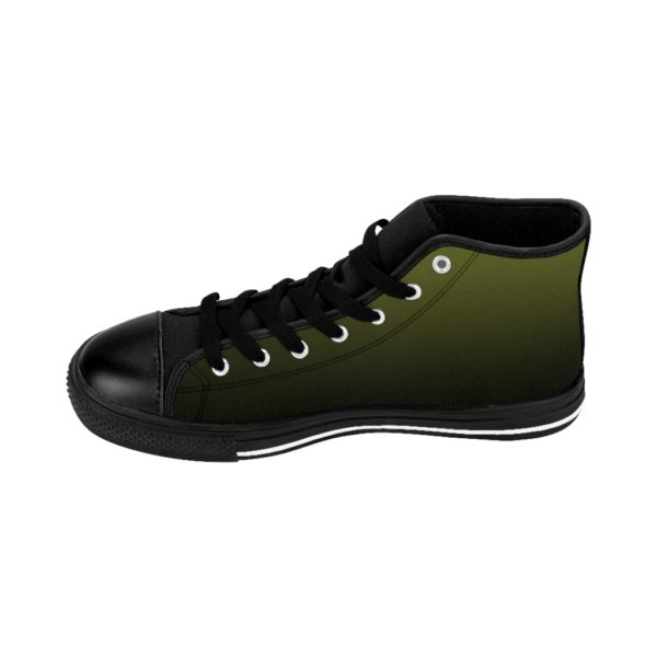 GREEN FADE Men's High-top Sneakers - Image 7