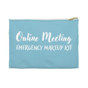Online Meeting Makeup Pouch